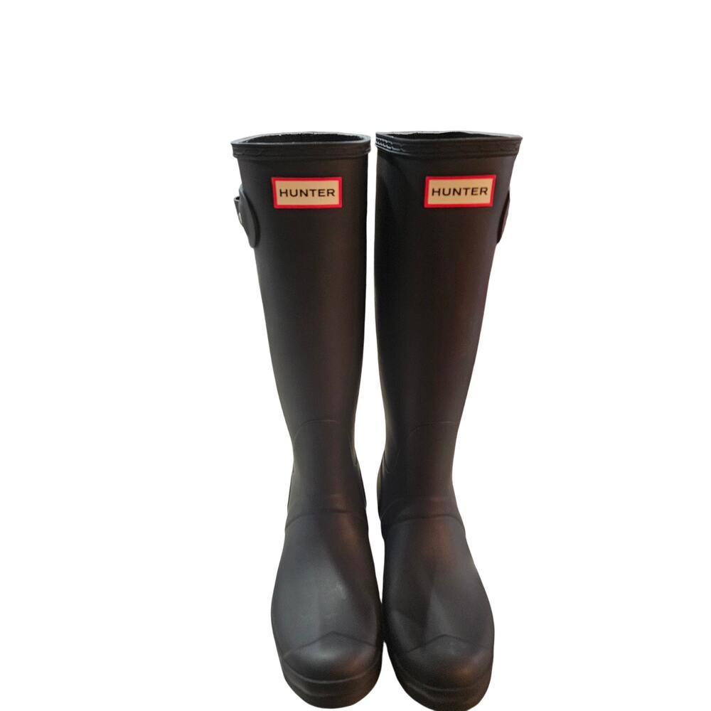 Hunter Boots Womens Tall Black Size 7